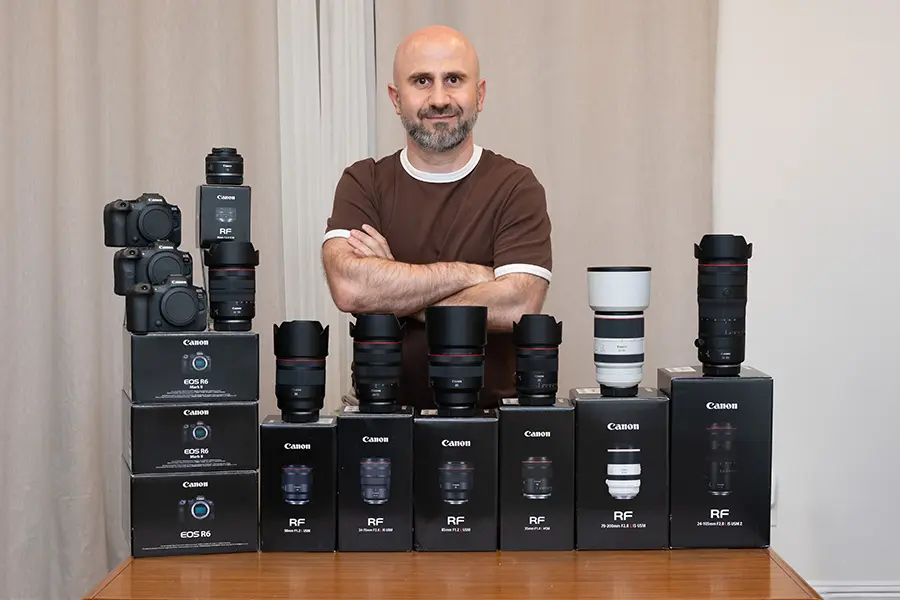 Photographer With His Equipment