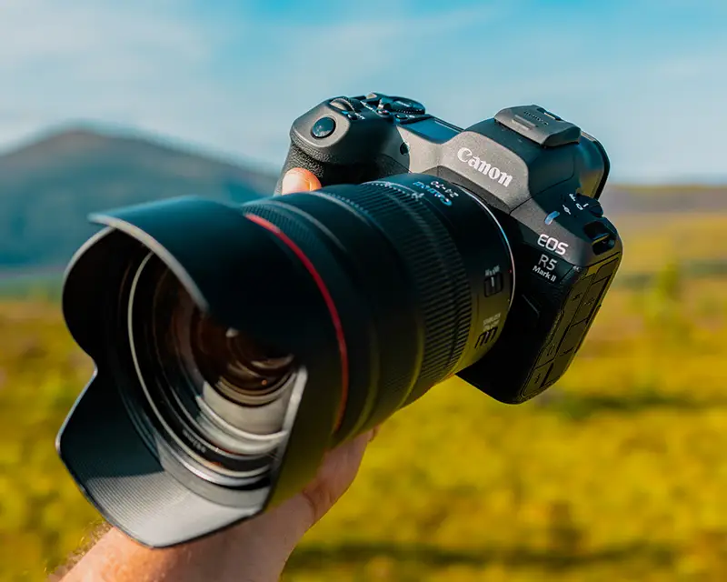 Canon RF 24-70 on R5 Mark II